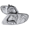 EURO HEADLIGHTS CHROME HOUSING