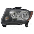 CAPA 1317 JP CMPAS HALGN BLK (W/O LOGO) HEADLAMP ASSY LH