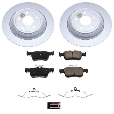 Power Stop 21-22 Ford Bronco Sport Rear Z17 Coated Brake Kit
