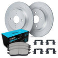 R1 Concepts Brake Rotor- Carbon Coated with Ceramic Pads Hdw