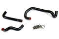 HPS Performance Black Reinforced Silicone Heater Hose Kit for Mazda 86-92 RX7 FC3S Non Turbo LHD