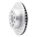 DFC 63-82 Chevrolet Camaro Rear Right/Front Right Drilled & Slotted Silver Brake Rotor