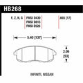 Hawk 90-92 Nissan Maxima HPS Street Front Brake Pads