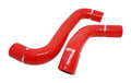 Torque Solution 08-14 Subaru WRX / 08-18 STI / 09-13 Forester XT Silicone Radiator Hose Kit - Red