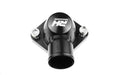 ALUMINUM WATER NECK 1.25IN HOSE FOR PONTIAC V8 ENGINE BLACK