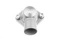 ALUMINUM WATER NECK 1.25IN HOSE FOR PONTIAC V8 ENGINE CLEAR