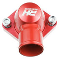 ALUMINUM WATER NECK 1.25IN HOSE FOR PONTIAC V8 ENGINE RED