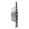 R1 Concepts GEOSPEC Coated Rotor - Drilled Fits Porsche 911