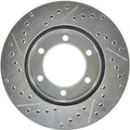 StopTech Select Sport 95-04 Toyota Tacoma Slotted and Drilled Left Front Rotor