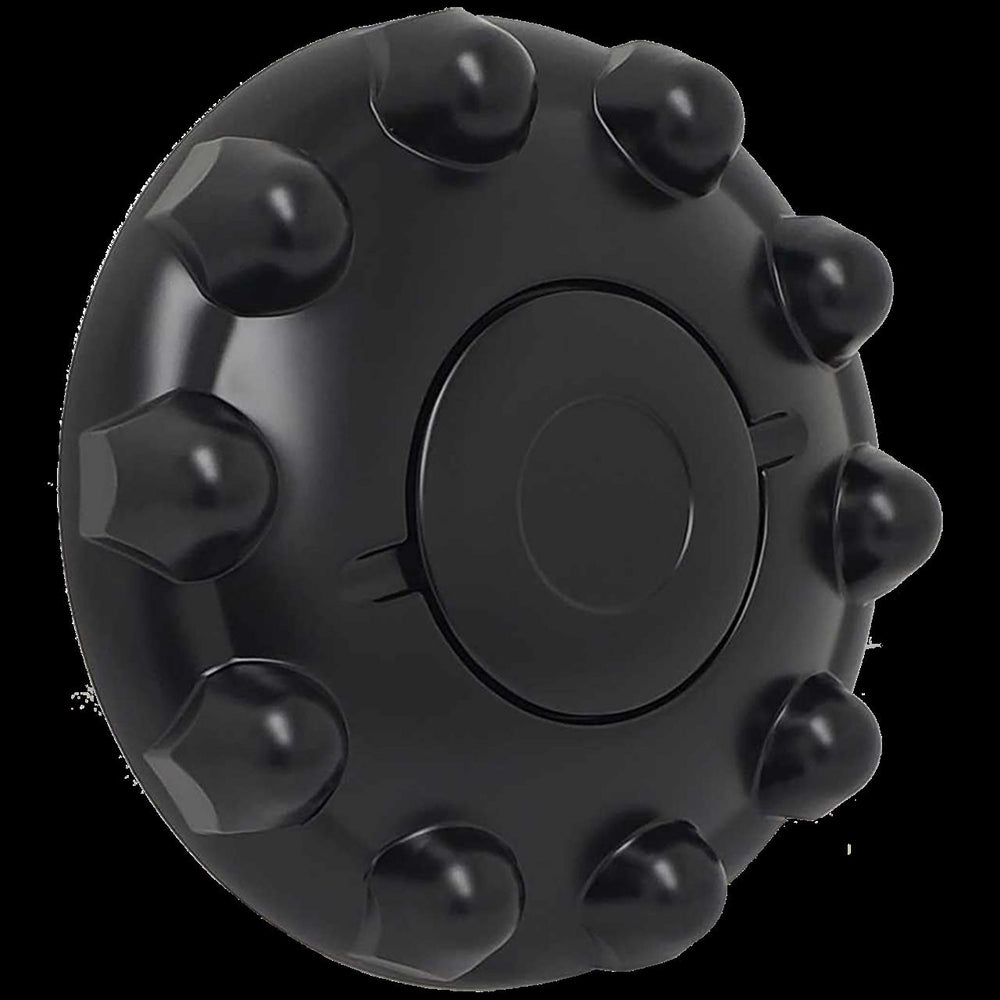 BLACK HUB COVER KIT ABS BLK FRONT 1
