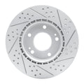 R1 11-26 Hyundai Venue Front Left Drilled & Slotted Geoperformance Rotor