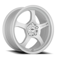 MR131 17X7 5X100 SILVER 45MM