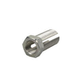 DOUBLE ADJUSTER TUBE ADAPTER 7/8 INCH18 LEFT HAND THREAD 1.125 INCH ID TUBE