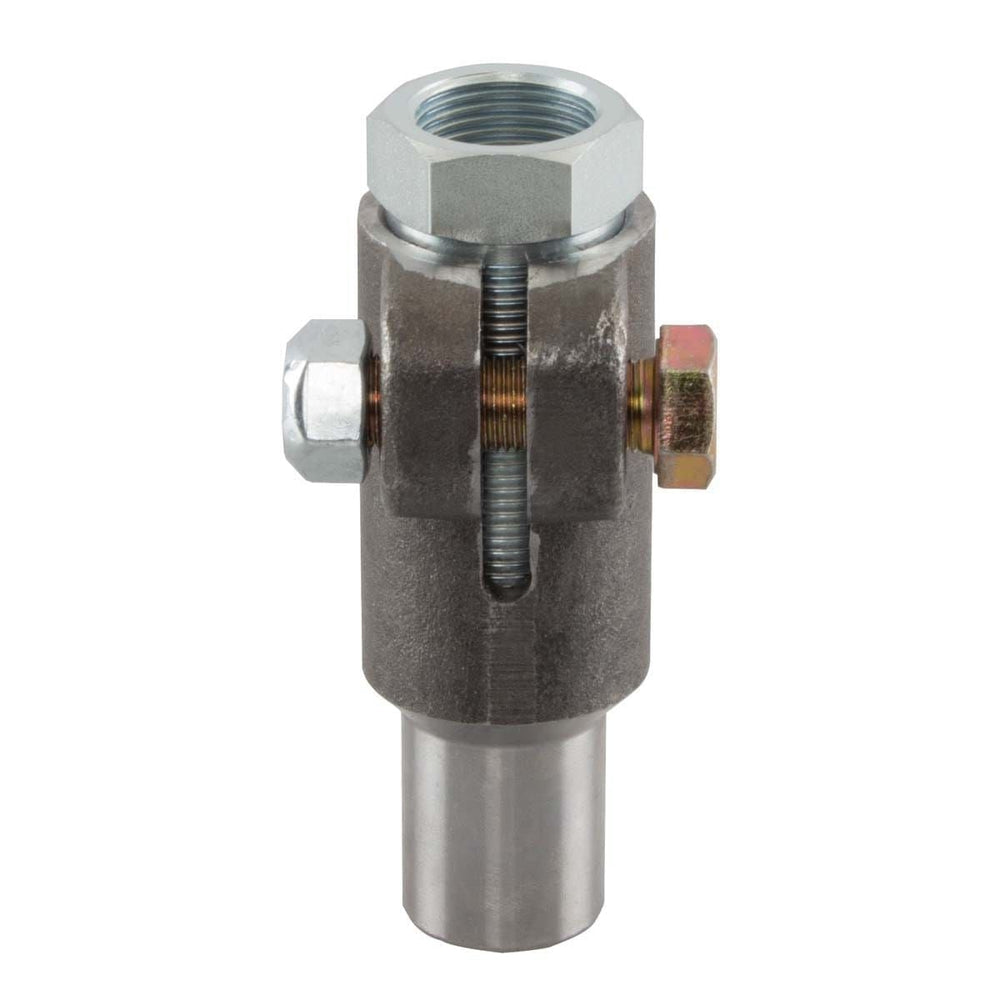 DOUBLE ADJUSTER TUBE ADAPTER 7/8 INCH18 LEFT HAND THREAD 1.125 INCH ID TUBE