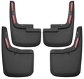 Custom Mud Guards Front and Rear Mud Guard Set For 2015-2020 F-150 Has Ford OEM Fender Flares Husky Liners