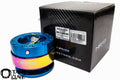 NRG Quick Release Gen 2.0 - New Blue Body / Neochrome Ring