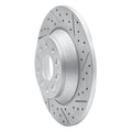 DFC 16-25 Audi Q3 Rear Right Drilled & Slotted Geoperformance Rotor