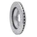 DFC 02-05 Buick Rainier Front Right Drilled & Slotted Silver Brake Rotor