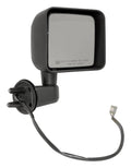Right Power, Heated, Manual Folding Mirror for 2014 JK Wrangler LHD, Black Crown Automotive