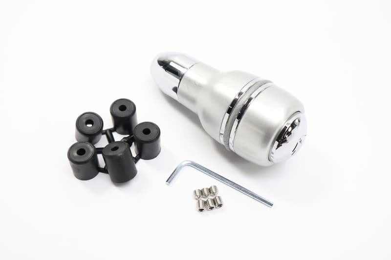 Momo Automatico Shift Knob - Aluminum, Chrome Insert
