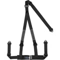 ~(4 lbs. 12X9X3)~ Black 3-Point Bolt-in Harness