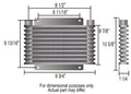 17 Row Plate/Fin Cooler 1/2in FPT