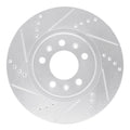 DFC 06-10 Pontiac Solstice Front Left Drilled & Slotted Silver Brake Rotor