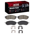 DFC 05-14 Infiniti FX45 Front Active Performance Pads and Hardware Kit
