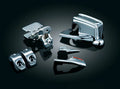 Kuryakyn Handlebar Control Dress Up Kit Chrome
