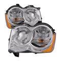 LH HEADLAMP LENS/HOUSING; GRAND CHEROKEE; HALOGEN; GRAND CHEROKEE 0910