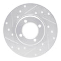 R1 70-79 Toyota Carina Front Left Drilled & Slotted Silver Brake Rotor