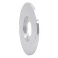 DFC 70-79 Toyota Celica Front Left Drilled & Slotted Silver Brake Rotor