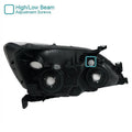 EURO HEADLIGHT SMOKED LENS CHROME H