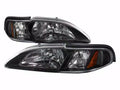 CRYSTAL HOUSING HEADLIGHTS BLACK