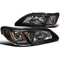 CRYSTAL HOUSING HEADLIGHTS BLACK