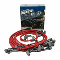 Moroso Chevrolet Small Block Ignition Wire Set - Ultra 40 - Unsleeved - HEI - Under Header - Red