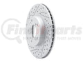 DFC 98-22 Acura Csx Front Left Drilled & Slotted Geoperformance Rotor