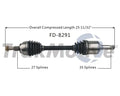 NEW CV AXLE