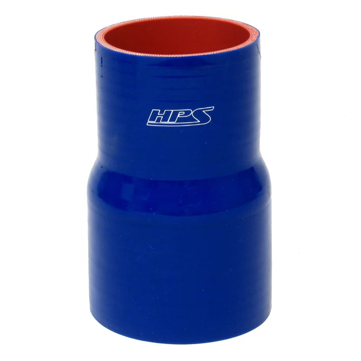 HPS Performance 4.5 - 5.5 ID x 5 Long High Temp 4-ply Reinforced Silicone Reducer Coupler Hose Blue (114mm - 140mm ID x 127mm Length)