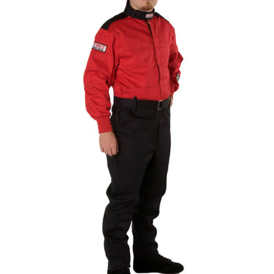 GF125 RACING SUIT LG BLK