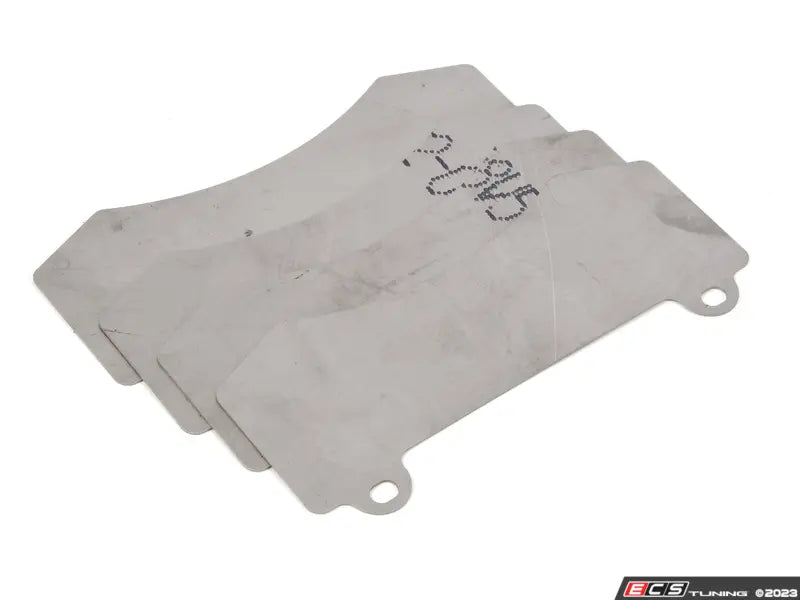 GiroDisc 2008 Mercedes-Benz CLK63 Black Series (C209) Front Titanium Pad Shields