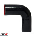 HPS Performance 4 ID High Temp 4-ply Reinforced Silicone 90 Degree Elbow Coupler Hose Black (102mm ID)