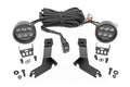 LED Light Kit | Ditch Mount | Black Series Round | 3.5 Inch | Amber DRL | Chevy 1500 (99-06)