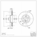DFC 07-18 BMW X5 Front Brake Rotor