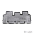 ~(12 lbs. 33X20X6)~ Profile Floor Liners 3rd Row Black Sorento 7 passenger 2011-2015