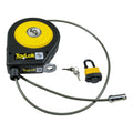 TOLYLOK NYLON 15FT CABLE LOCK WITH PADLOCK