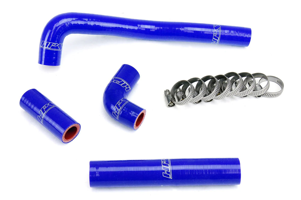 HPS Performance Blue Reinforced Silicone Radiator Hose Kit for Kawasaki 88-04 KX500