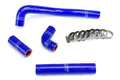 HPS Performance Blue Reinforced Silicone Radiator Hose Kit for Kawasaki 88-04 KX500