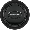 Horn Button Smooth Black Anodized
