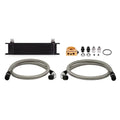 Mishimoto Universal -8AN 10 Row Oil Cooler - Black